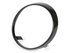 Scheinwerferzierring Moto Nostra schwarz glänzend für Vespa GTS Notte / GTV i.e.