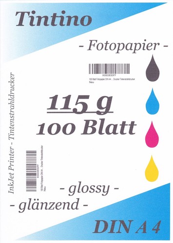 Tintino fotopapier 100 blatt - tintino,