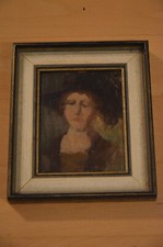 Altes Gemälde Frauenportrait