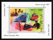 Schweiz Vignettenblock von