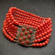 Armband Koralle 6-reihig