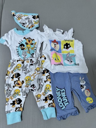 Looney tunes baby outfit set - tunes,