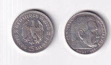 Silbermünze 5 RM Hindenburg