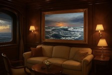 Ozean, Seemotiv, Naturwunder Meereswelle. Ölgemälde/Leinwand. 2023 70cm x 100cm