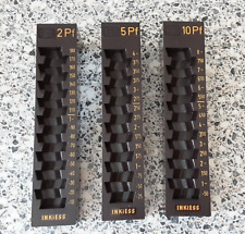 INKIESS Einzelmünzbehälter Münzsortierer Münzzähler lose Münzrillen VITAGE