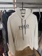 Polo Ralph Lauren  Fleece Fell Pullover Gr. M Farbe Weiß Np: 199€ Hoodie