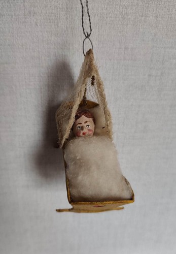 Alter christbaumschmuck wiege - christbaumschmuck,