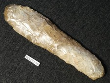 4400J.A: RARITÄT DOLCH FEUERZEUG 96mm STEINZEIT NEOLITHIKUM FEUERSTEIN SILEX