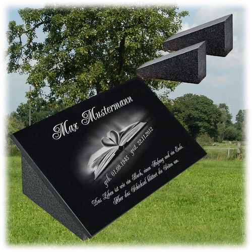 Grabstein grabplatte text - grabstein, +