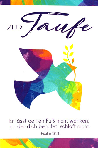 Grußkarte taufe taufkarte - grußkarte,