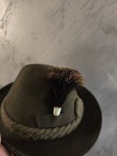 Gamsbart IMITAT Schwarz14cm  Trachtenhut Hutanstecker Hut Schmuck Jagd Trachten 