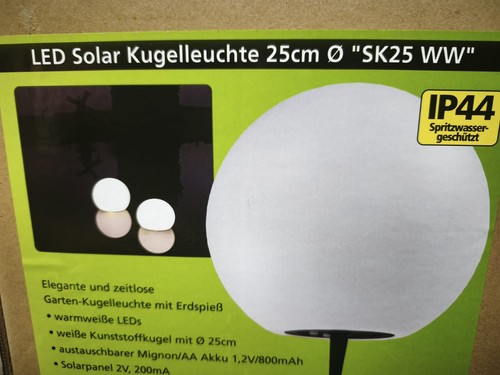 Led solar leuchte - leuchte, außen