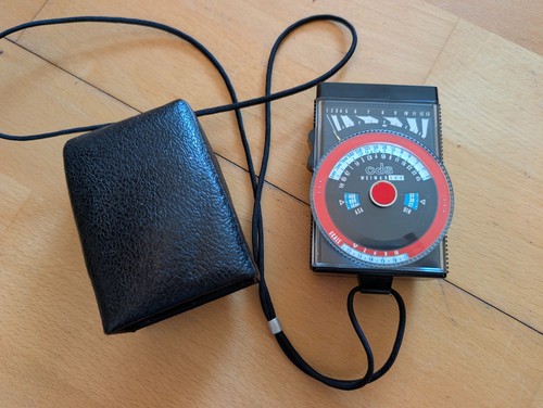 Belichtungsmesser cds mit - mit, etui