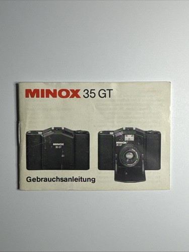 Minox gebrauchsanleitung - gt,