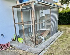 Für Kaninchenfreunde ? - Kaninchen Gehege mit Haus und Außengehege