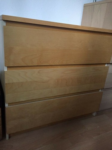Malm kommode ikea eiche - malm,