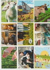 # 9 versch. Edeka Sticker "Erklebe die Welt der Landwirtschaft" (9)