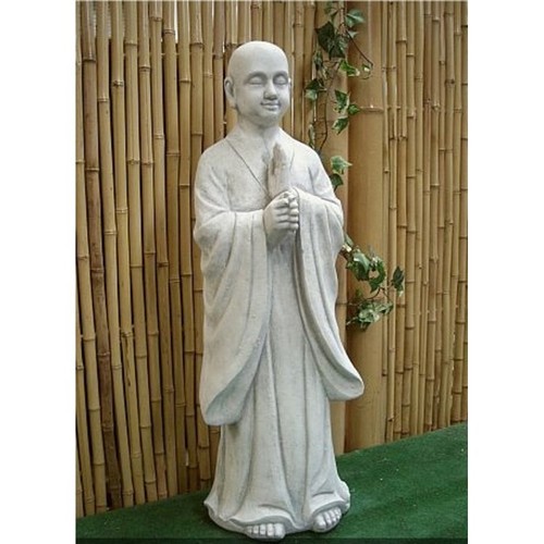 Mönch buddha steinguss garten - buddha,