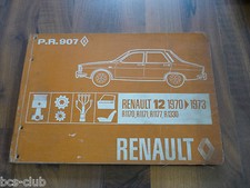 RENAULT 12 R12 1973 original ERSATZTEIL KATALOG ETK 4.Auflage WERKSTATT HANDBUCH