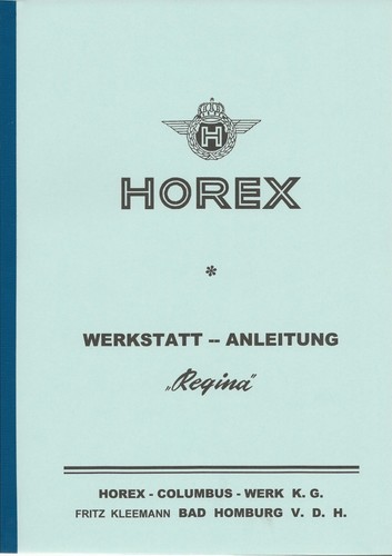 Horex werkstatt anleitung - werkstatt,