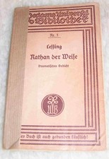 Lessing: Nathan der Weise  Ein dramatisches Gedicht in 5 Aufzügen