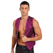 Herren pailletten weste - herren,