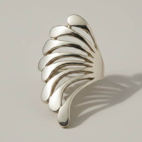 Sterling silber langer ring - langer,