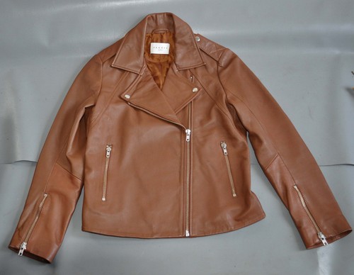 Sandro paris lederjacke braun - paris,