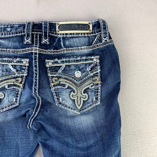 Rock revival zinnia skinny - rock,
