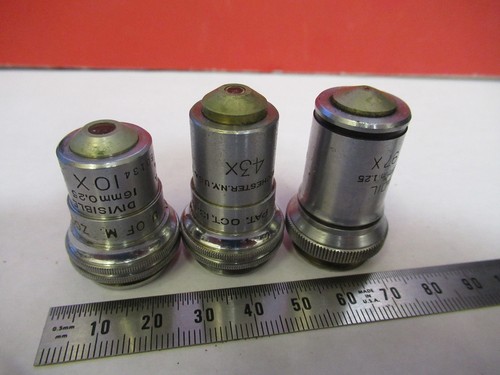 Lot mikroskop objektive bausch - mikroskop,