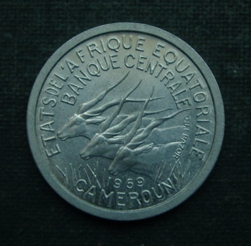 Kamerun franc franken - 1, /