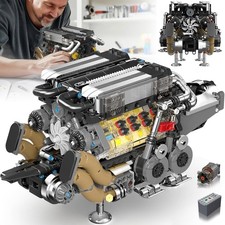 955 Teile Technik W16 Motor