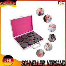 Massage-Set mit heißen Steinen Groß Erwärmer Heater Box Stein mit Heizbox