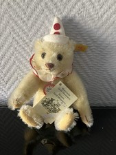 Steiff Bär, Historische Miniatur, Teddy Clown gelb, 16 cm
