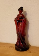 ROYAL DOULTON FIGURINE "THE GEISHA" HN3229 FLAMBE Pauline Parsons 1989