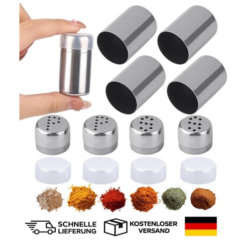 Salz pfeffer streuer edelstahl - salz,