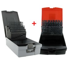 Spiralbohrer-Satz HSS-R, DIN338 1,0-10,0 x 0,1 mm Metallbohrer-Spiralbohrer-Set