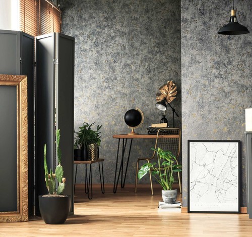 Vliestapete beton optik - beton,
