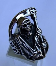 Edelstahl ring skull siegel - skull,