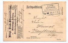 Feldpostkarte 1 Wk Furth