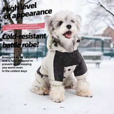 Winter Hundejacke Warm Baumwolle Mit Kapuze Für Kleine Hunde Teddybär Bichon