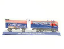 AWM H0 52390 Modellauto LKW Koffer-Lastzug MB ACTROS V8 "Logistra" 1:87 / OVP