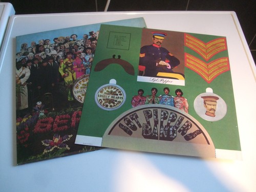 Beatles cover mit bastelbogen - beatles,