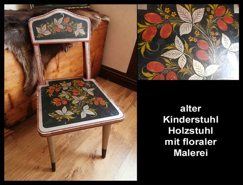 Schöner alter kinderstuhl - schöner,