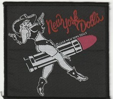 New York Dolls -  Riding Cowgirl Patch -  Aufnäher- NEU & OFFICIAL!
