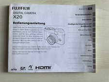Bedienungsanleitung Fujifilm X20 Digital Camera deutsch