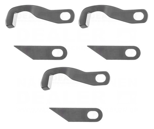 Satz overlockmesser für - 3x,