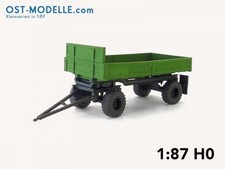 Anhänger HL50.02 ND Pritsche NVA grün 1:87 H0 DDR LPG 