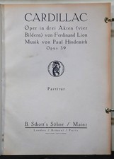 Hindemith, Cardillac, Opus 39