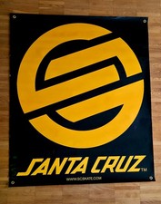BANNER: SANTA CRUZ | 105x88cm | Skater | Werbung | Reklame| Advertising